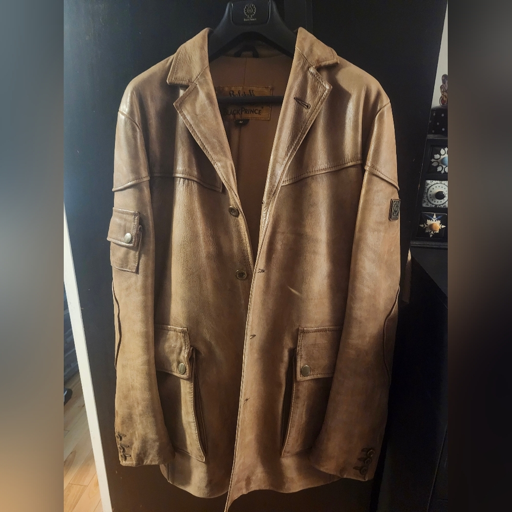 Belstaff "Black Prince" Brown Military Field Jacket